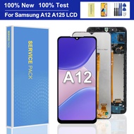 High Quality For Samsung Galaxy A12 A125F A125F/DS display LCD touch screen with frame digitizer Ass