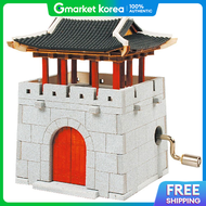 Music Box Wooden 3D Puzzle - Yeonggongbang Castle Gate (Manual) Puzzle Wooden Puzzle Wood Puzzle