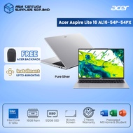 Acer Aspire Lite 16, 16'' WUXGA, AL16-54P-54PX (Pure Silver) Intel Core 5 120U / 16GB / 512GB SSD / 