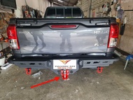 กันชนท้ายออฟโรด รีโว่ 2014-2024 ทุกรุ่น R3 กันชนท้ายเหล็ก Toyota Revo rear off road bumper