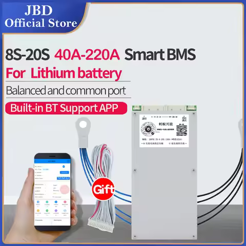 ANT BMS 8S-20S 8S 16S 100A 130A 170A 230A 36V 24V 48V Bluetooth BMS Support APP real-time monitor in