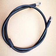 8mm Straight Banjo + AN3 Female Stainless Braided Universal Motorcycle Hydraulic Brake Hose Clutch O