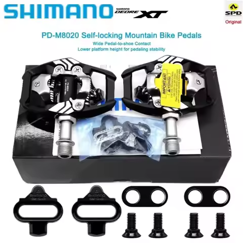 Shimano with Integrated Splint Belt Complete Cleats Deore XT PD-M8020 High-Performance Pedal System