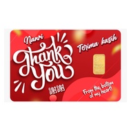 : Public Gold Bullion Bar PG 0.5g (Au 999.9) 24K - Thank you