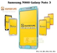 日光通訊@BASEUS原廠 Samsung N900 N9005 Note 3 倍思玻衣側翻保護套 超薄電池背蓋皮套