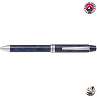 [888 from Japan] Ridge Pilot 4+1 multifunction pen in black and blue. Size: 140x12.7mm/33g