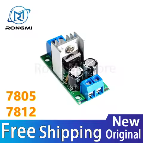 10PCS L7805 LM7805/L7812 LM7812 three-terminal regulator power supply module 5V12V regulator module 