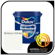 Dulux Weathershield DS Brilliant White 25 liter l Cat Dinding Luar