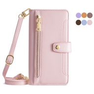 Flip Casing OPPO F9 F11 Pro F7 Youth R15 Pro R11s PU Leather Cover Multi-function Wallet Bag with Stand Card Holder Lanyard