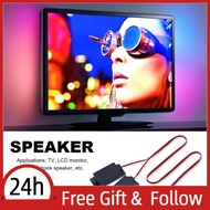 Supergoodsales 1 Pair 5w TV Speakers LCD Notebook Tablet PC Sound Amplifier Speaker with 70mm X 30mm