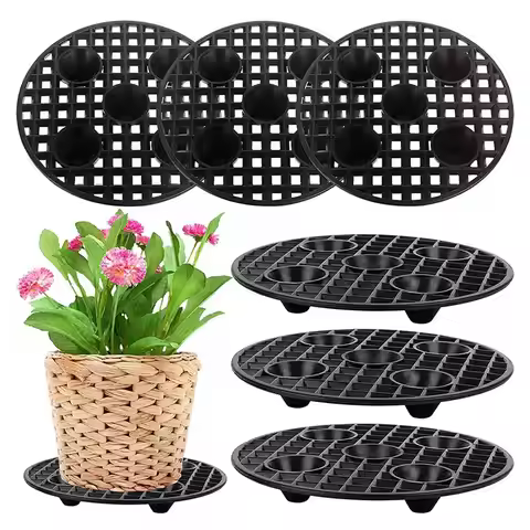 Plant Level Pot Elevator, Heavy Duty Plant Stand, 20/30cm Plant Pot Saucer