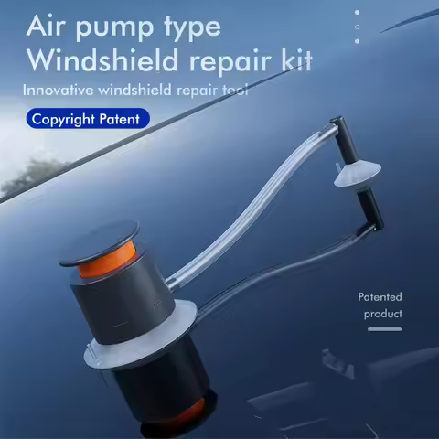 Windshield Repair Kit Window Glass Repair Kit Air Pump Type Windscreen Crack Repair Kit For Fix Chip