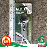 Extra Short Adjustable Wrench PHOENIX Model CR-V4 Length 4 Inches The Mouth Is Only 3.0mm Making It 