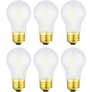 Frosted E26 LED Edison Bulb 8W Equivalent 75 Watt A15 Light Bulb Warm White 2700K Dimmable E26 Led B