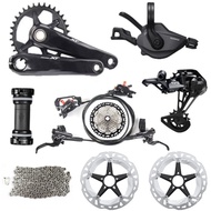 0T2N Shimano Deore XT M8100 M8120 Groupset 32T 34T 36T 170 175 Crankset Mountain Bike Groupset 1x12-