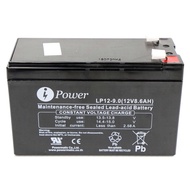 แบตเตอรี่ 12V-9AH ดำ คลีนไลน์ I-Power