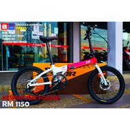 KESPOR FOLDING BIKE  IZI 20" ALLOY SENSAH MX7 7 SPEED (FB) HARGA LELONG PRICE NEGOTIABLE