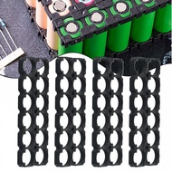 2x6 Battery Holder Stand for 4pcs 21700 Battery Packs Black Plastic Frame