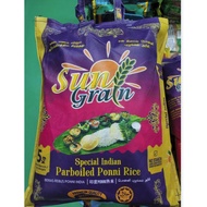 SUN GRAIN PONNI PARBOILED RICE 5KG