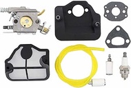 Carburetor Air Filter Fuel Line Spark Plug for Husqvarna 36 41 136 137 137E 141 142 141LE 142E for H