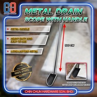 K-KEONG B-TANI DRAIN HOE 45" WITH STEEL HANDLE|PENYODOK LONGKANG|PEMBERSIH LONGKANG|CANGKUL LONGKANG