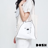 DOSH CLOTH BAG WE BARE BEARS  กระเป๋าผ้า TWILL DBBB1001-CR