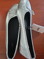 Rubi Silver Ballet Flats Size 39 銀色芭蕾舞平底鞋