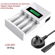 1.5V Smart Charging Case AA/AAA Lithium Battery Charger Neutral Flip Charger with Type-C Port for Fa