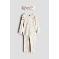 H&M(H&M) 3-Piece Cotton Jersey Set For Babies 1268701_1