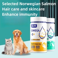 Pet Fish Oil Cat Dog Hair Improvement Nutrition Supplementation Deep-sea Salmon Oil Pet Lecithin fish oil blackmores fish oil salmon oil for dog cat fish oil