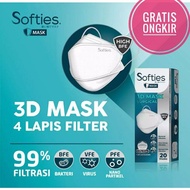 Masker 4 ply Surgical Mask 3D Softies Masker 4 lapis Masker 3D