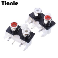 RCA-210 Socket AV Lotus Socket Audio Socket 2-Hole Socket AV2-8.4-10 Two-Position Lotus Socket