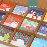 [SG Seller] - 12pcs/set Mini Christmas gift message Cards with Envelope