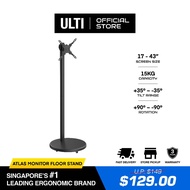 [NEW] ULTI Atlas Monitor Floor Stand | Fits 17”–43” Screens | T45