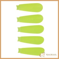 WOOW 5PCS Replacement Fan Leaves For ZOLEE 420Mm 16 5Inch Ceiling Fan ABS Plastic In Green 18Cm Leng