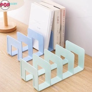 POP 4 Grid Bookends Stand Bookshelf Desktop Decor Storage Rack Bookend Book Holder School Stationery