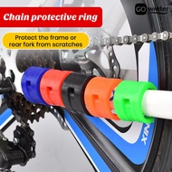 [GW]4Pcs Chainstay Protector MTB Bike Chain Stay Guards Wear Resistant Ultralight Easy to Install MTB Frame Protector Protective Gear