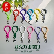 Color Acrylic Bulb Lobster Clasp Bag Keychain Pendant Couple Same Style diy Jewelry Accessories YF2K