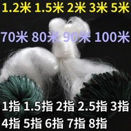 Three-Layer Fishing Net Sticky Net Wire Net Fishing Net Lead Pendant Extra Thick Wire 1.2m 2m 3m 5m 