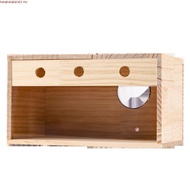 Pet Wood Parakeet Budgie Cockatiel Breeding Nesting Bird Avery Cage Box ZG