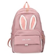 Sekolah Bag Backpack Kuromi Student Waterproof Beg Zipper Beg Large Capacity Travel