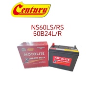 [Installation Provided] Century Motolite NS60 NS60L /R 50B24L /R Car Battery Bateri Kereta Proton Sa