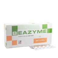Beazyme (PAPAIN 150,000 UNITS) Tablets Ubat Surut Bengkak 10's