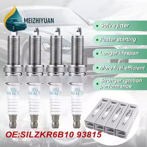 4/8PCS SILZKR6B10E 93815 Iridium Spark Plug For Kia Soul Veloster Ceed Sportage IV 1.4L Hyundai I30
