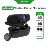 TNW A37sport Wireless Microphone for Phone Mini Lavalier Microphone ios Typec Magnetic Mic for live