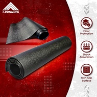 IRunning Exercise Bike Mat ★ 100cm x 70cm ★ Non Slip ★ Absorb Shock Reduce Impact ★ Protect Flooring