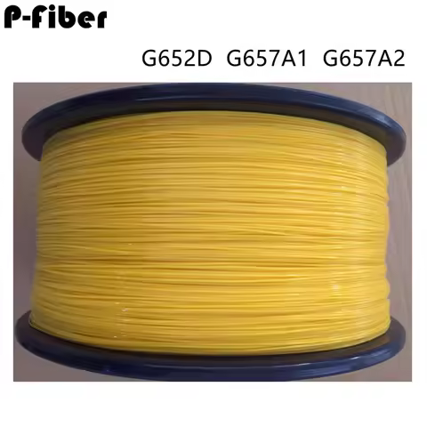 fiber optical cable 1000mtr 0.9mm G652D G657A1 G657A2 yellow white for pigtails 900um ftth singlemod