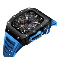 Richard Mille Style Mod Kit สำหรับ Apple Watch Series 8 7 45Mm 44Mm Aluminium Alloy Case Fluororubbe