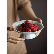 food display cupcake box Pinggan Buah Kaki Tinggi Keramik Qingshan Hutong Pinggan Minuman Cina