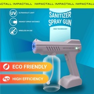 Nano Spray Gun Atomization Disinfection Gun Household Blu-Ray Wireless Handheld USB Rechargeable Disinfection Spray Gun
